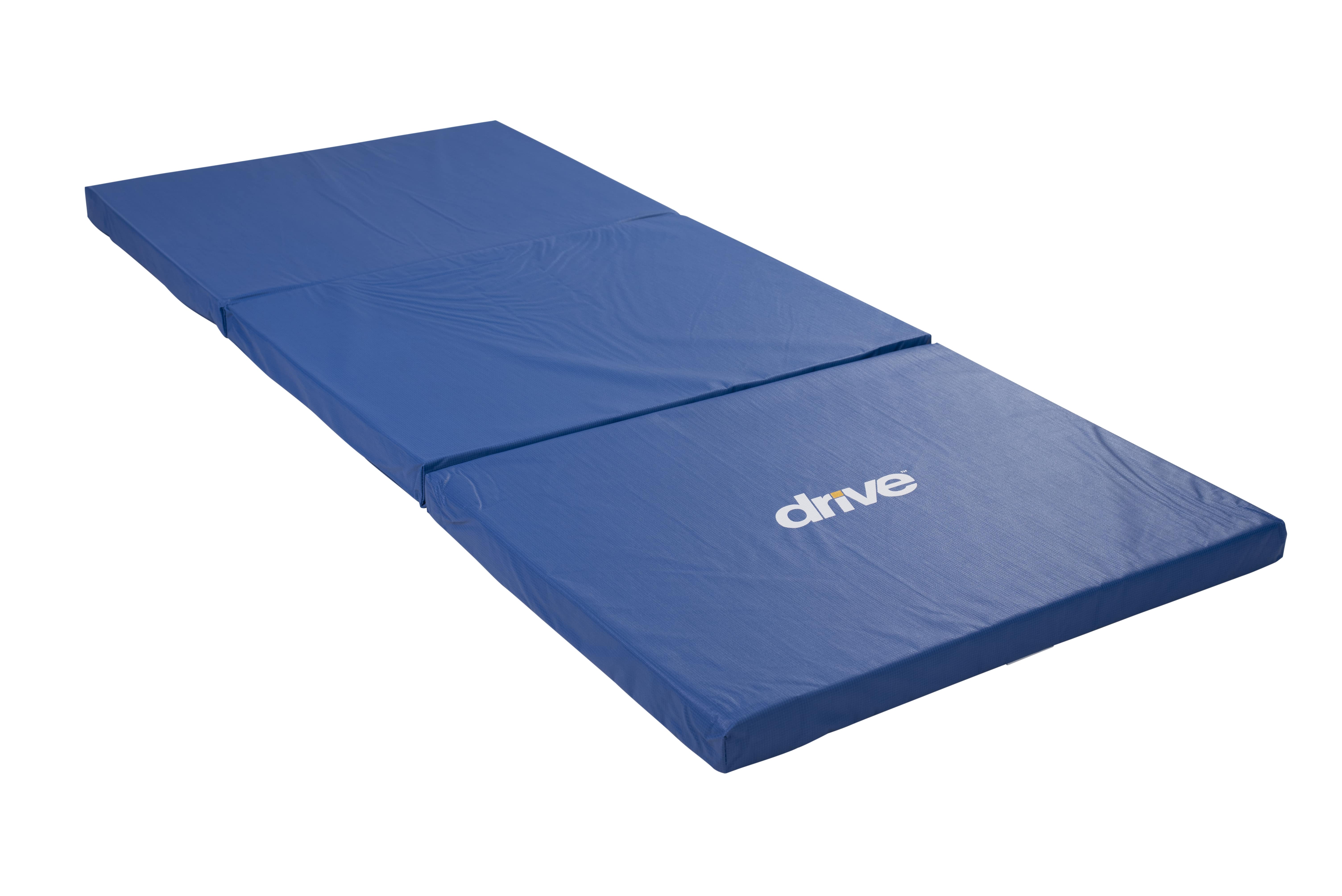 Tri-Fold Bedside Safety Fall Mat For Home & Clinical Care